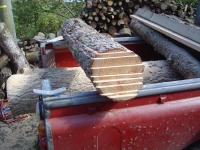  job done - took hours, about 3 tanks of fuel, and created loads of sawdust though